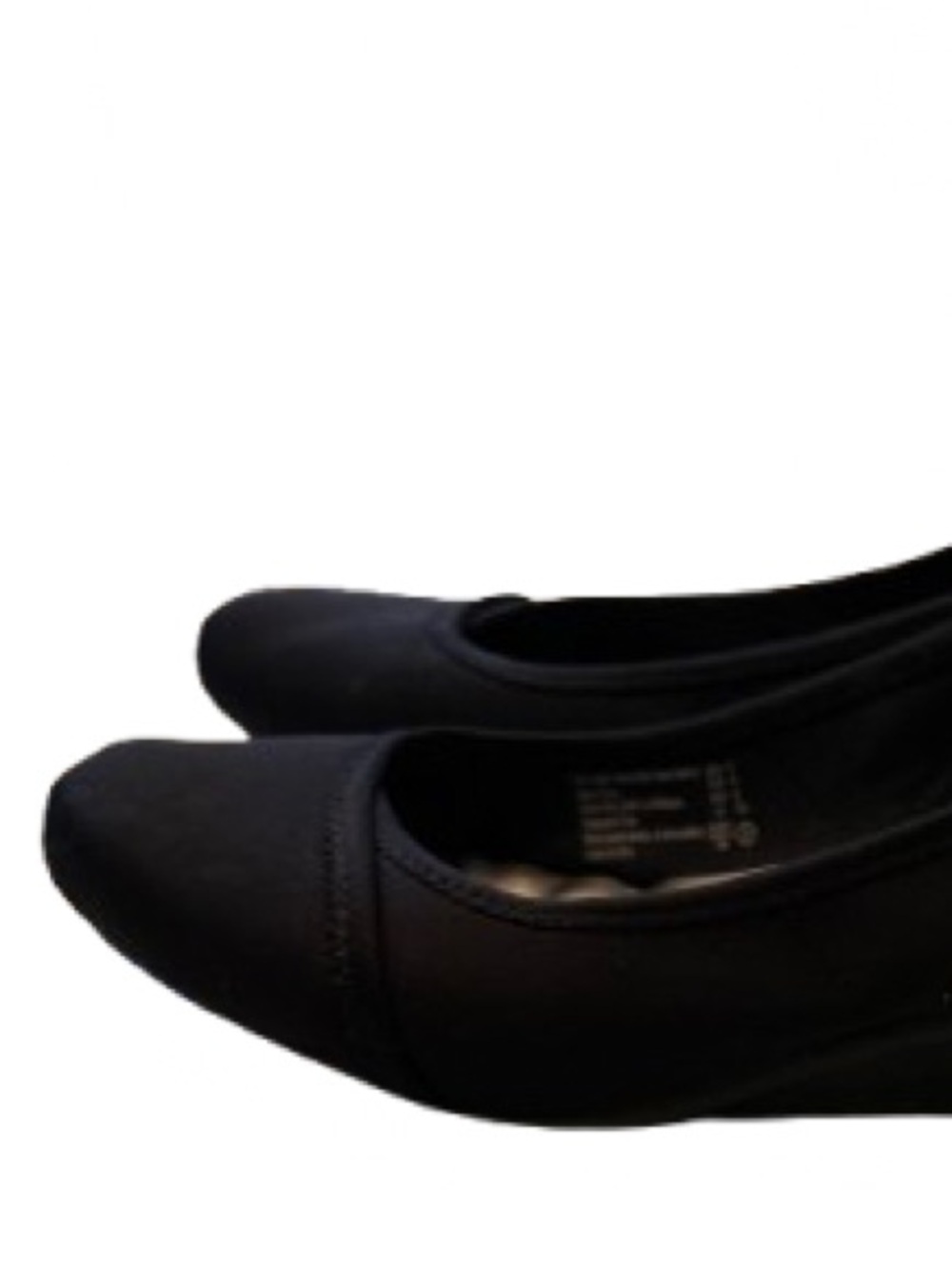 Dexflex Comfort Black Wedge Ballet Flats Size 8 - Picture 4 of 7